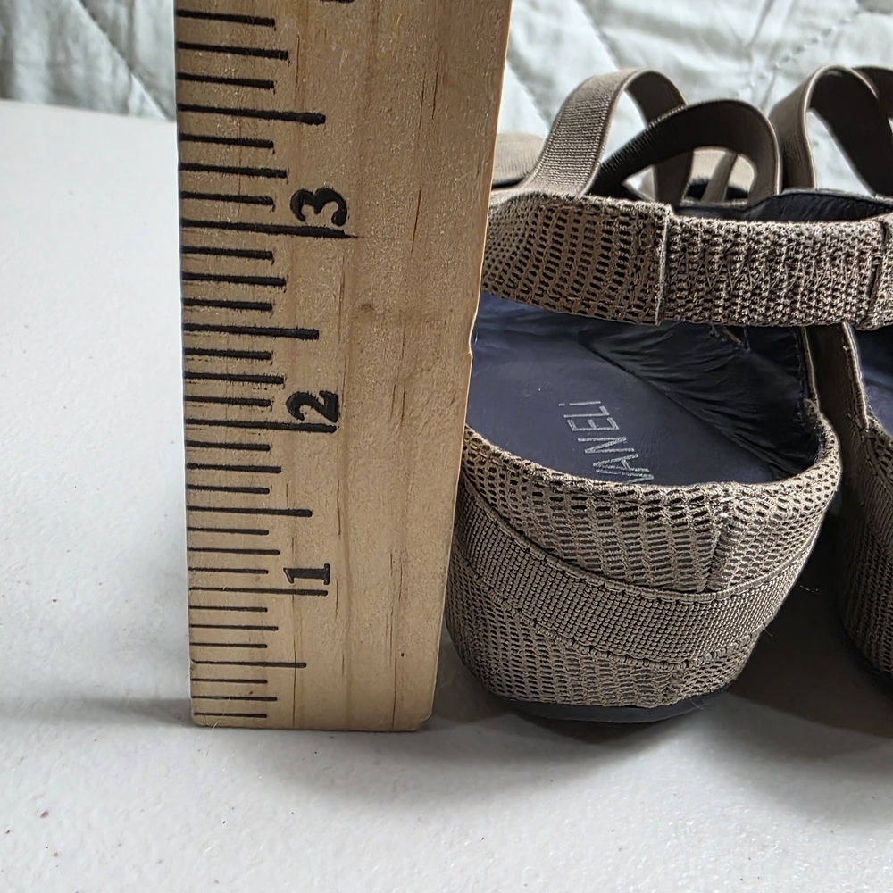 Vaneli Womens Marjory Sling Back Taupe Wedge Sandals Ballet Sandals Sz 6.5M - Picture 8 of 10